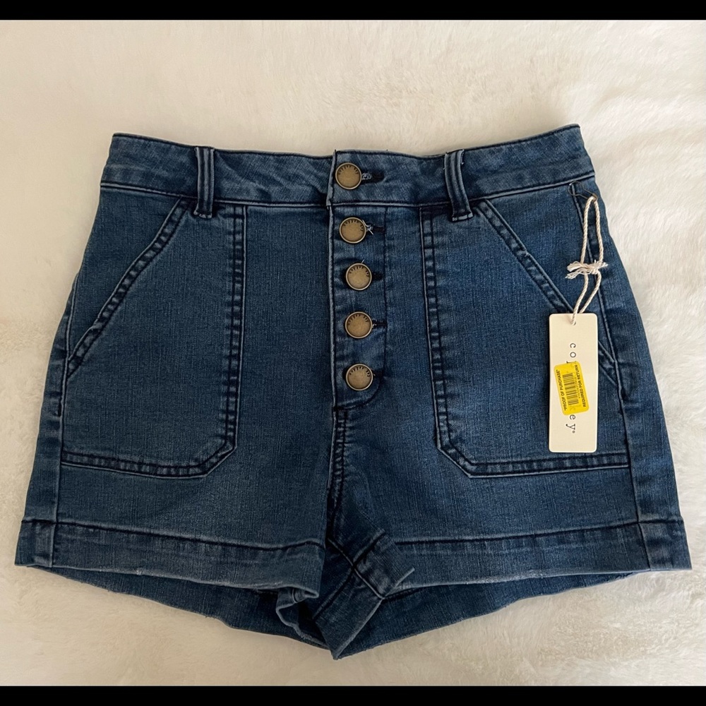 Copper Key Button Up Shorts